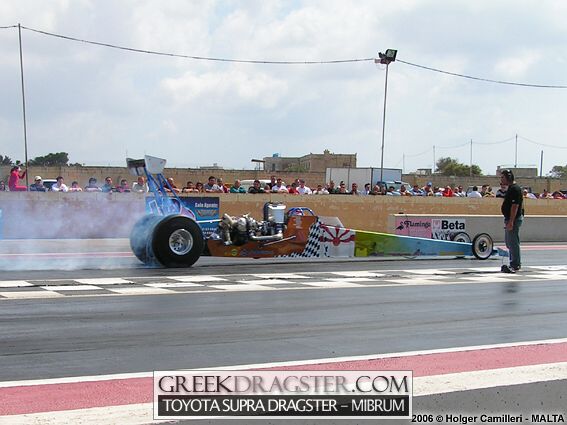 New Supra world record by Malta�s Mibrum Racing Team (c) www.greekdragster.com - The Greek Dragster Site